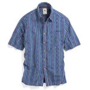 Maupiti Seersucker Stripe Shirt