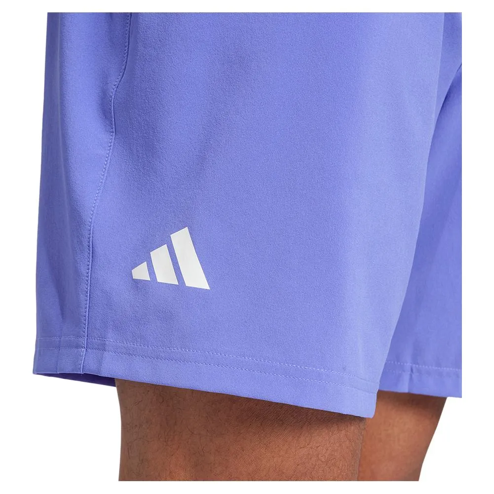 Mens 9 Inch Club Tennis Short Cobalt Blue