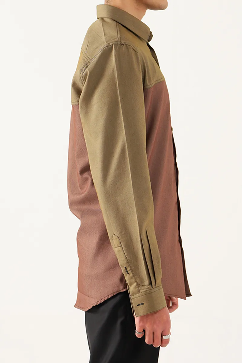 MUSTARD GREEN SHIRT