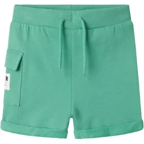 Name It Green Spruce Jenas Long Sweat Shorts