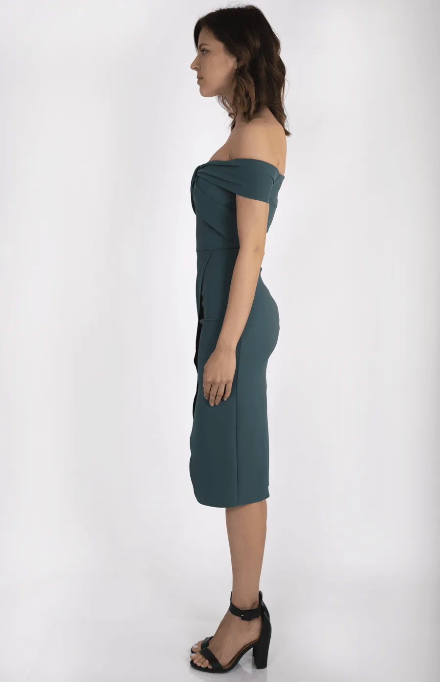 Naomi Dress In Teal