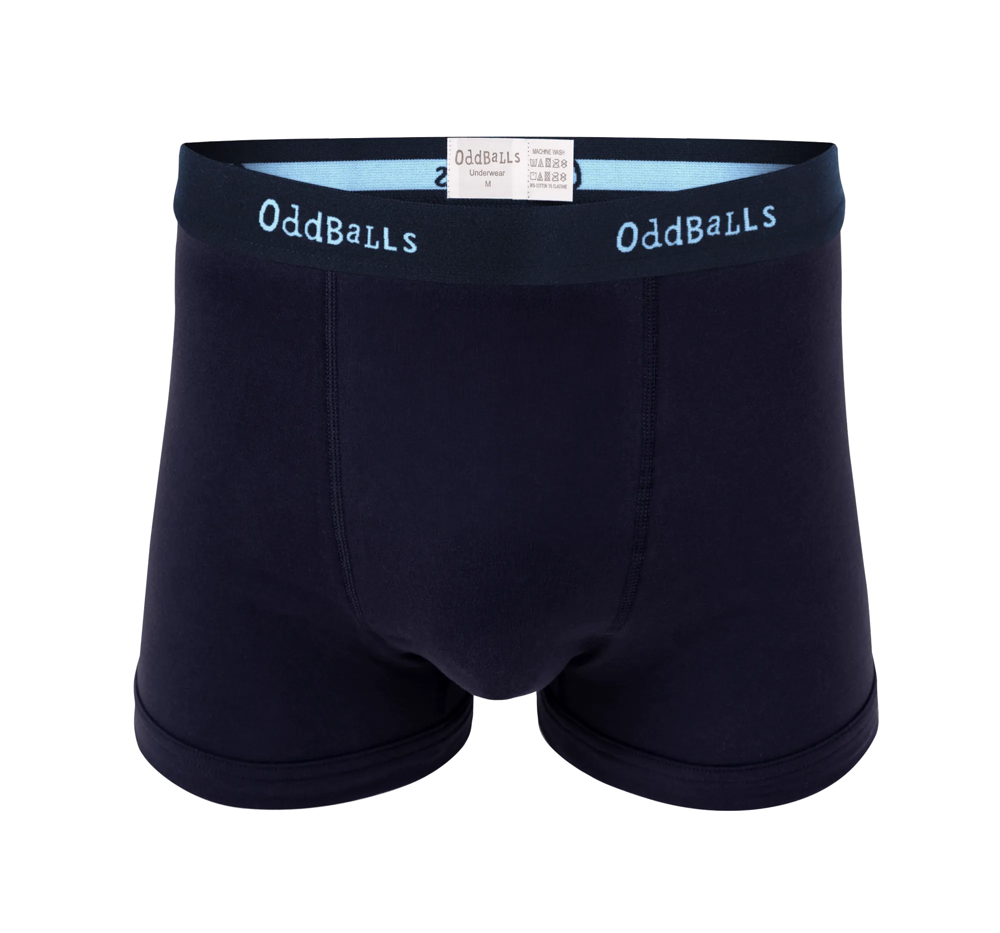 Navy/Cyan OddBalls - Mens Boxer Shorts