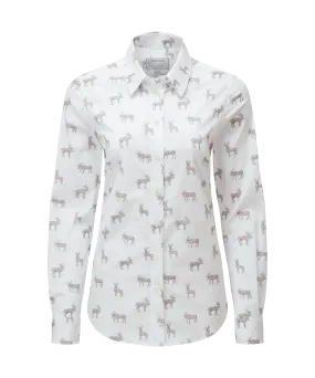 Norfolk Shirt - Reindeer Print