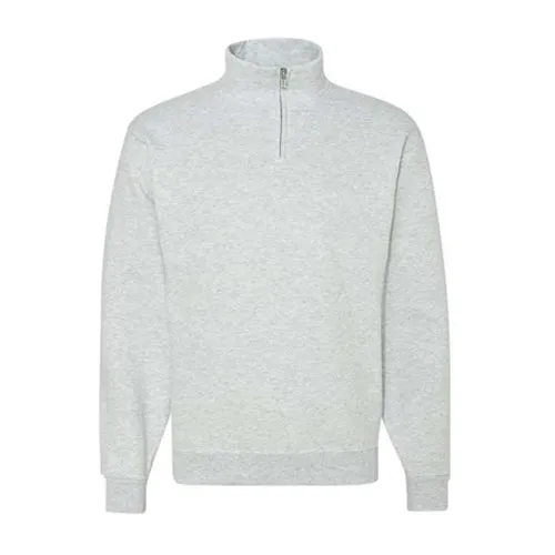 Nublend® Cadet Collar Quarter-Zip Sweatshirt