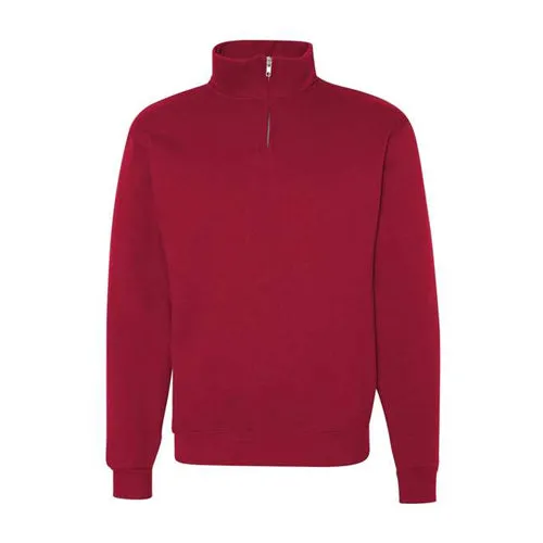 Nublend® Cadet Collar Quarter-Zip Sweatshirt