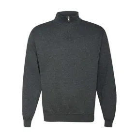 Nublend® Cadet Collar Quarter-Zip Sweatshirt