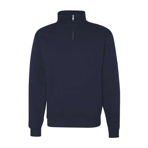 Nublend® Cadet Collar Quarter-Zip Sweatshirt