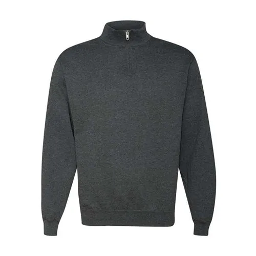 Nublend® Cadet Collar Quarter-Zip Sweatshirt