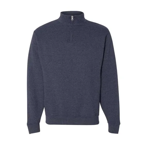 Nublend® Cadet Collar Quarter-Zip Sweatshirt