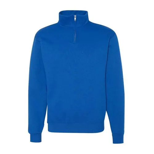 Nublend® Cadet Collar Quarter-Zip Sweatshirt