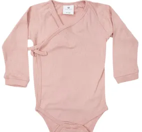 Organic baby bodysuit pink