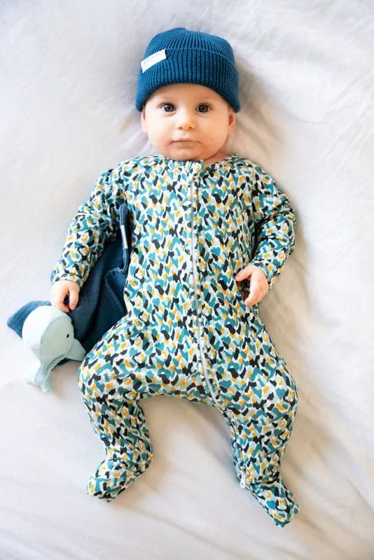 Organic Cotton Pyjamas  | Feather Print