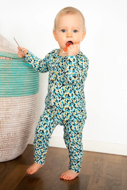 Organic Cotton Pyjamas  | Feather Print
