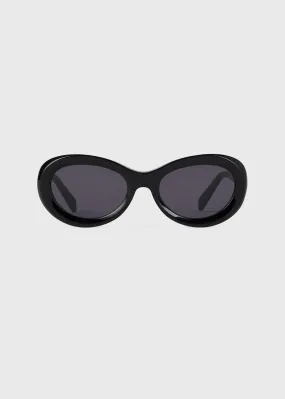 Oval sunglasses black