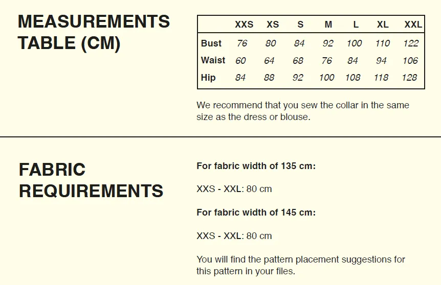 PDF Pattern - Tie Blouse x Peggy Collar x Lantern Sleeves | Puff and Pencil