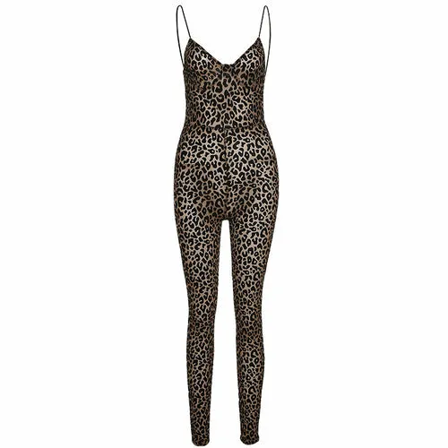 Plush Velvet Bodycon Jumpsuit