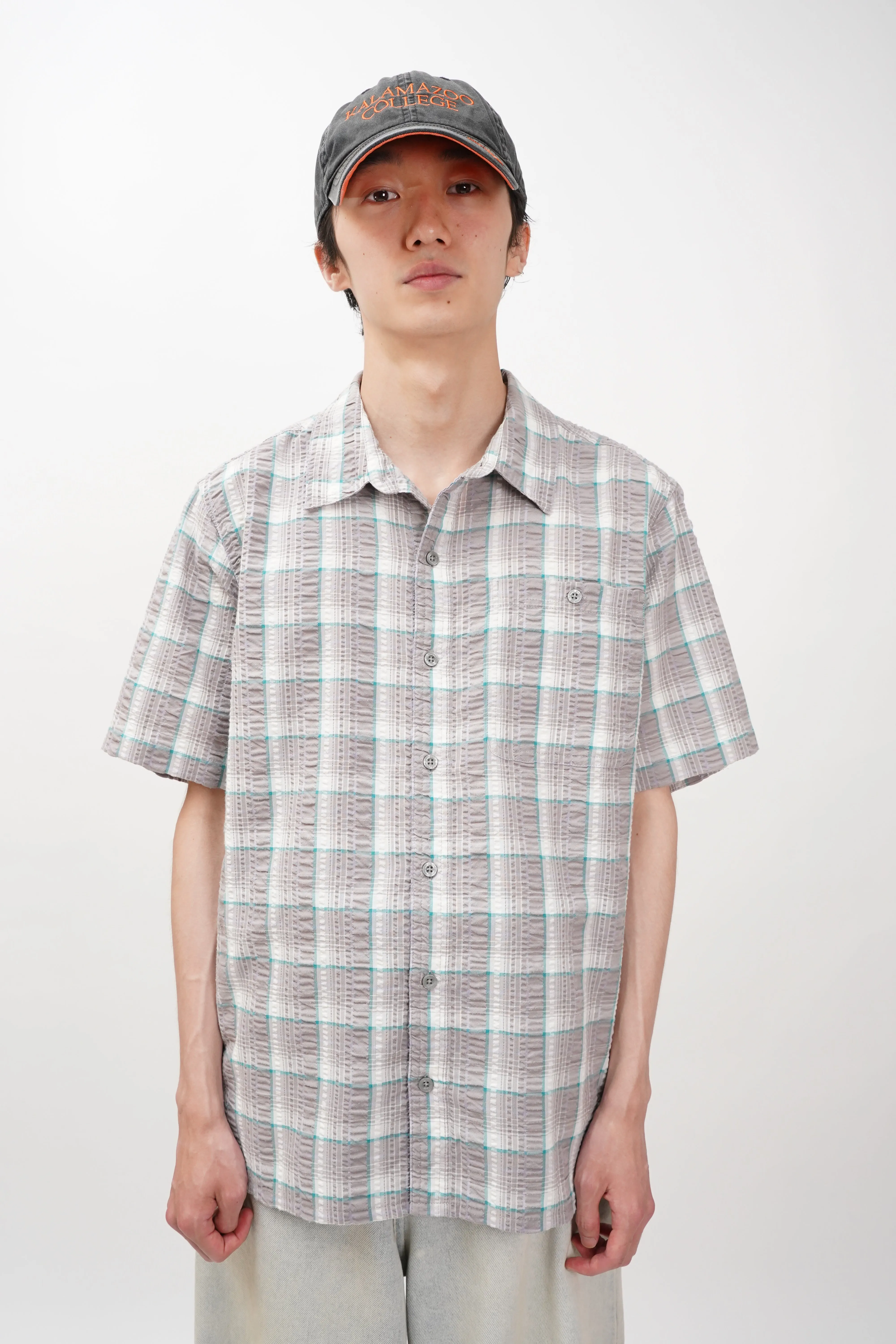 "Patagonia" -Cotton/Poly Seersucker S/S Shirt-