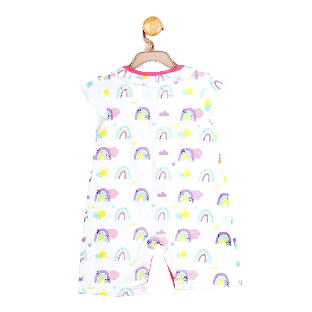 Rainbow Bliss short-sleeve Shortall