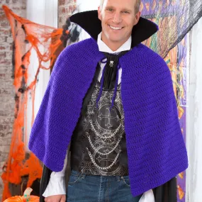 Red Heart Crochet Vampire Cape