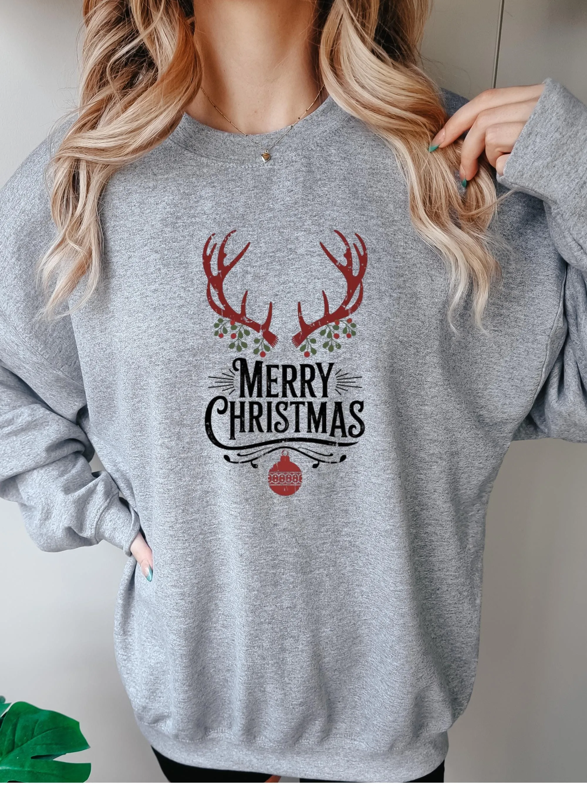 Reindeer Christmas  sweatshirt, Christmas sweatshirt,oh deer its christmas time  Reindeer sweatshirt,  Xmas Family Gift Santa
