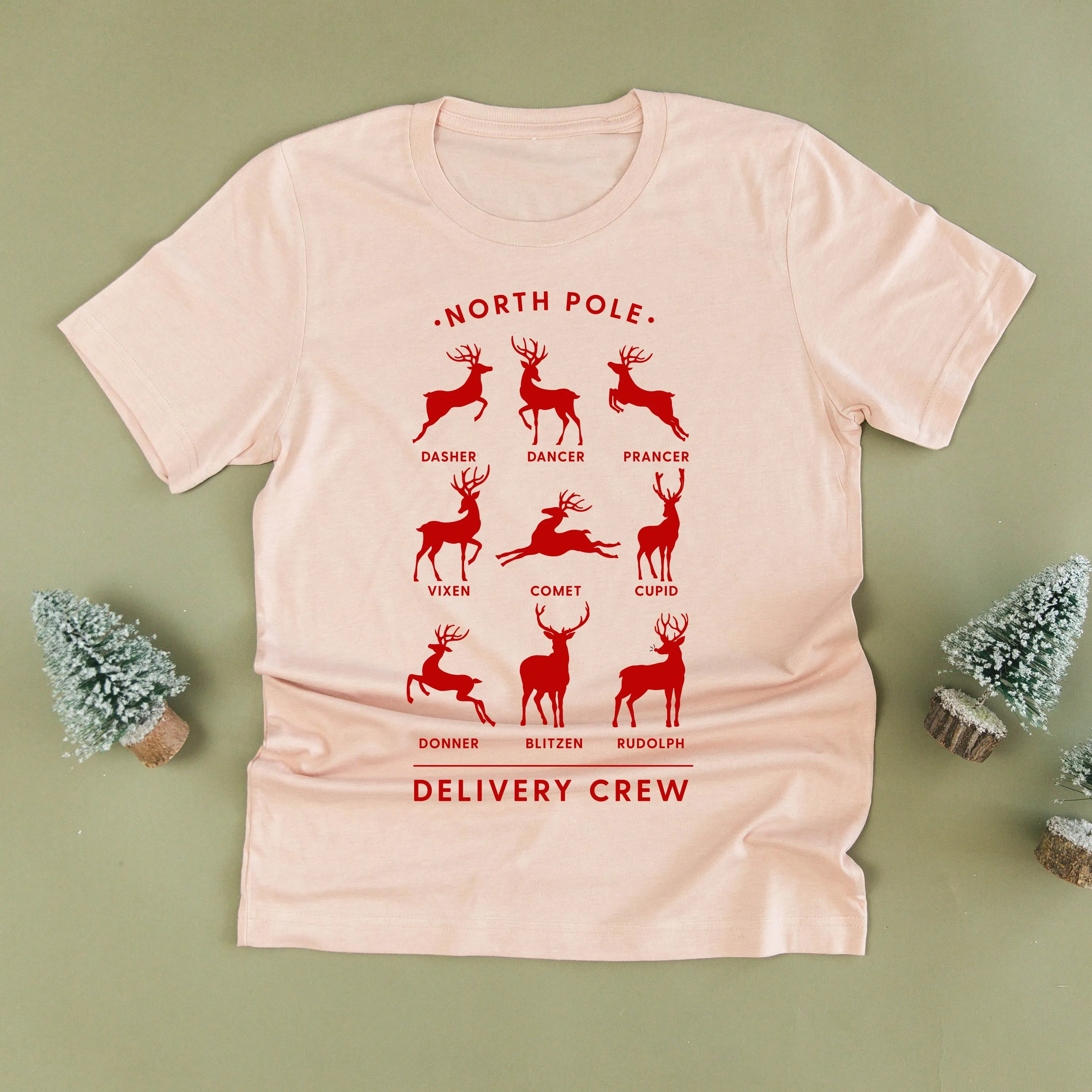 Reindeer - North Pole Delivery Crew - Unisex Tee