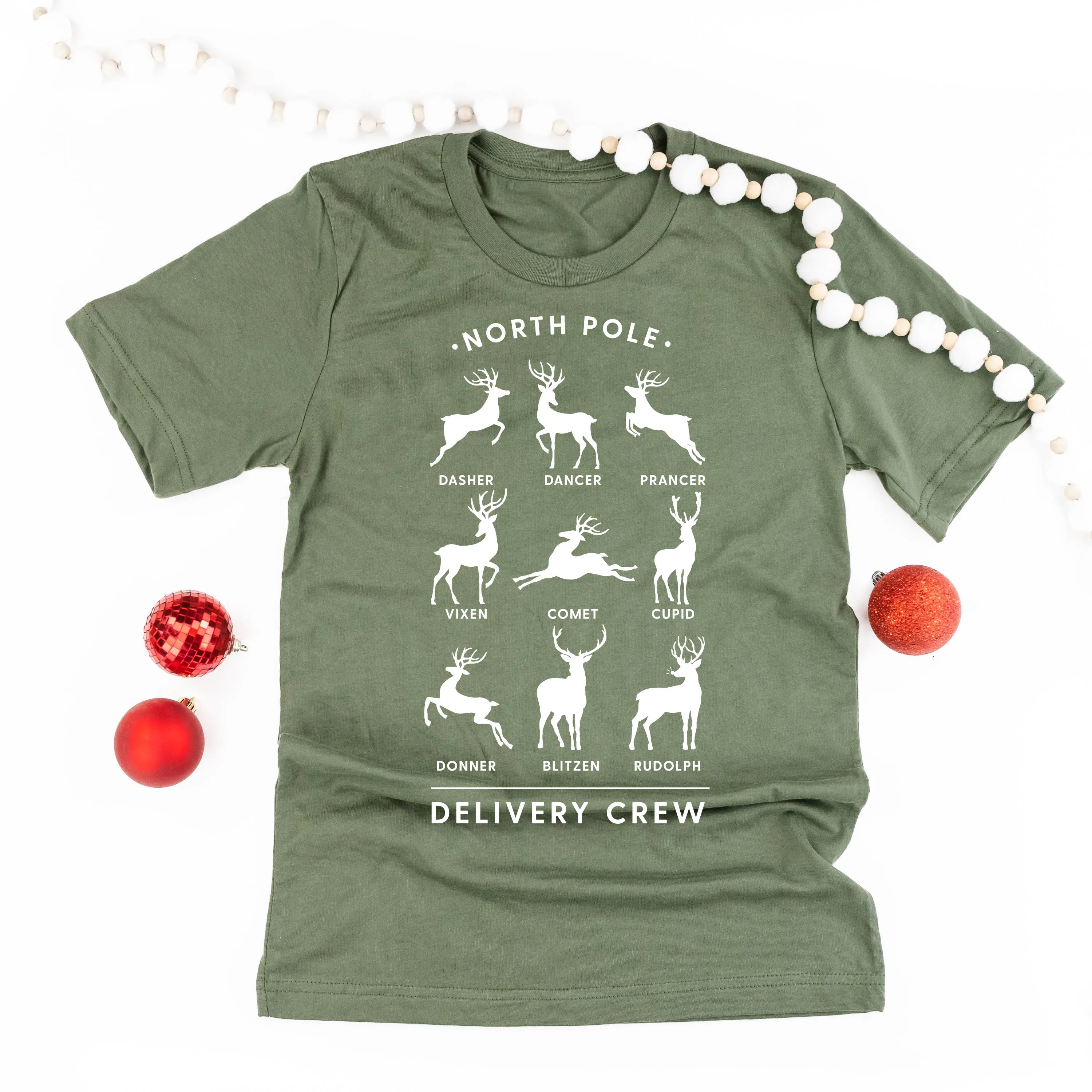Reindeer - North Pole Delivery Crew - Unisex Tee
