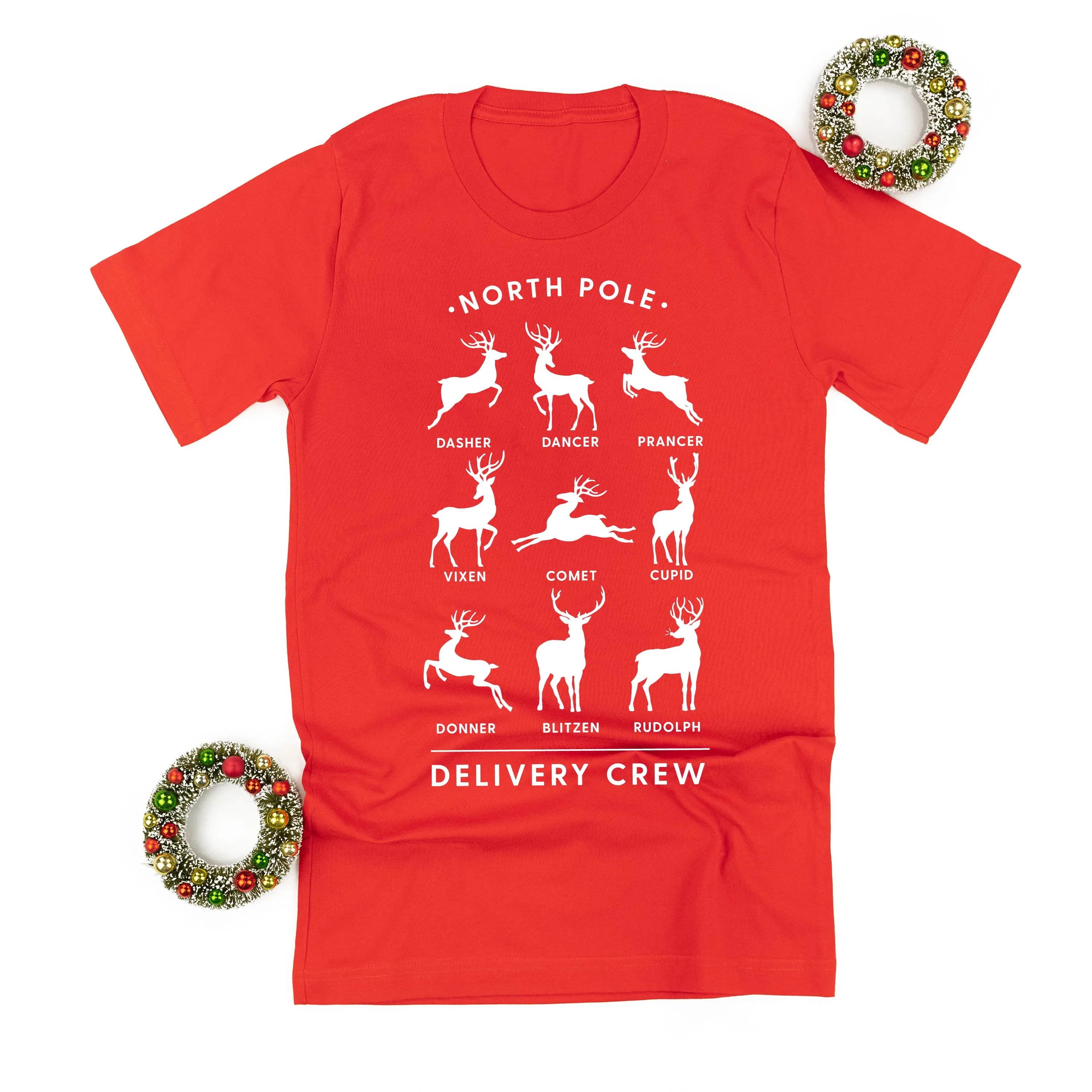 Reindeer - North Pole Delivery Crew - Unisex Tee