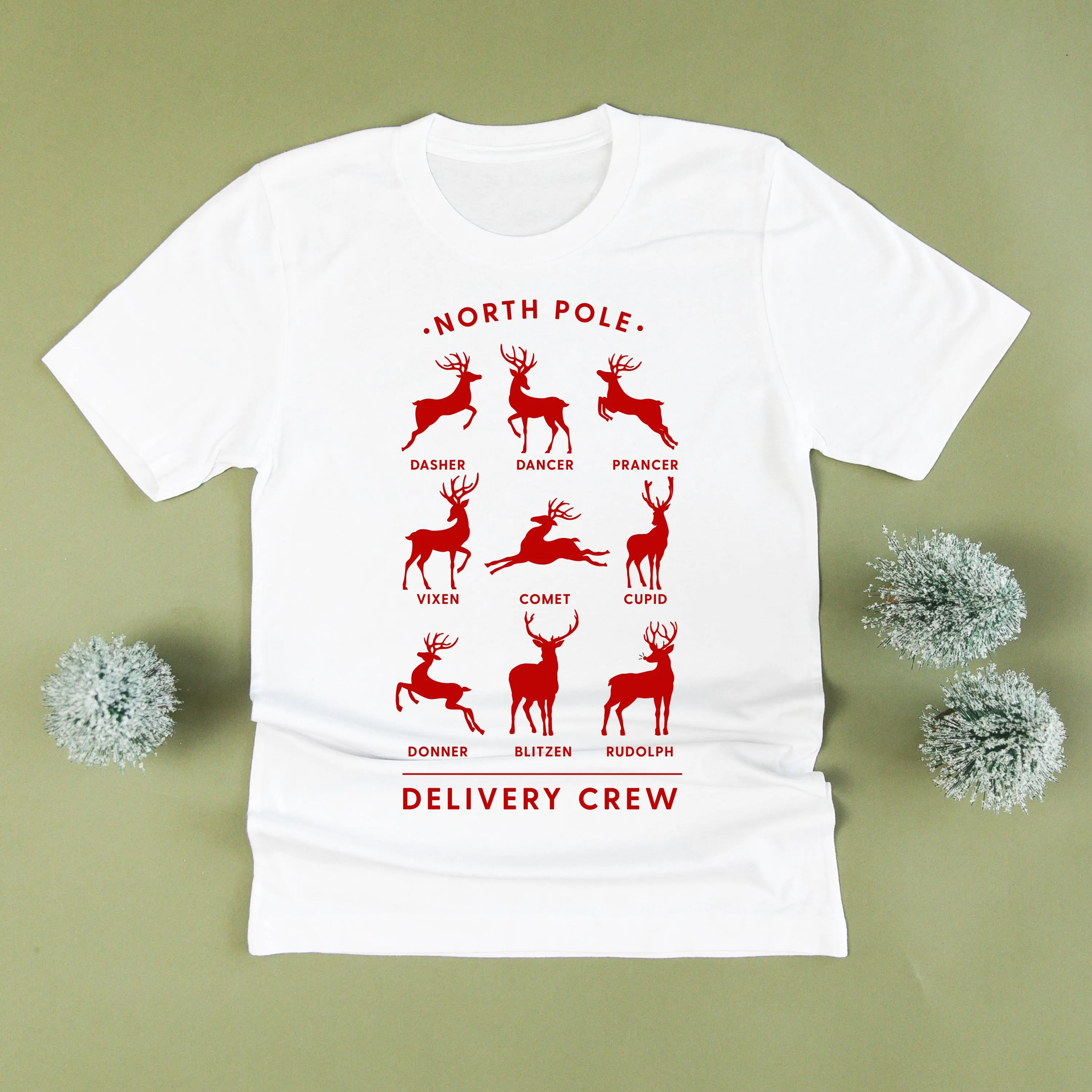 Reindeer - North Pole Delivery Crew - Unisex Tee