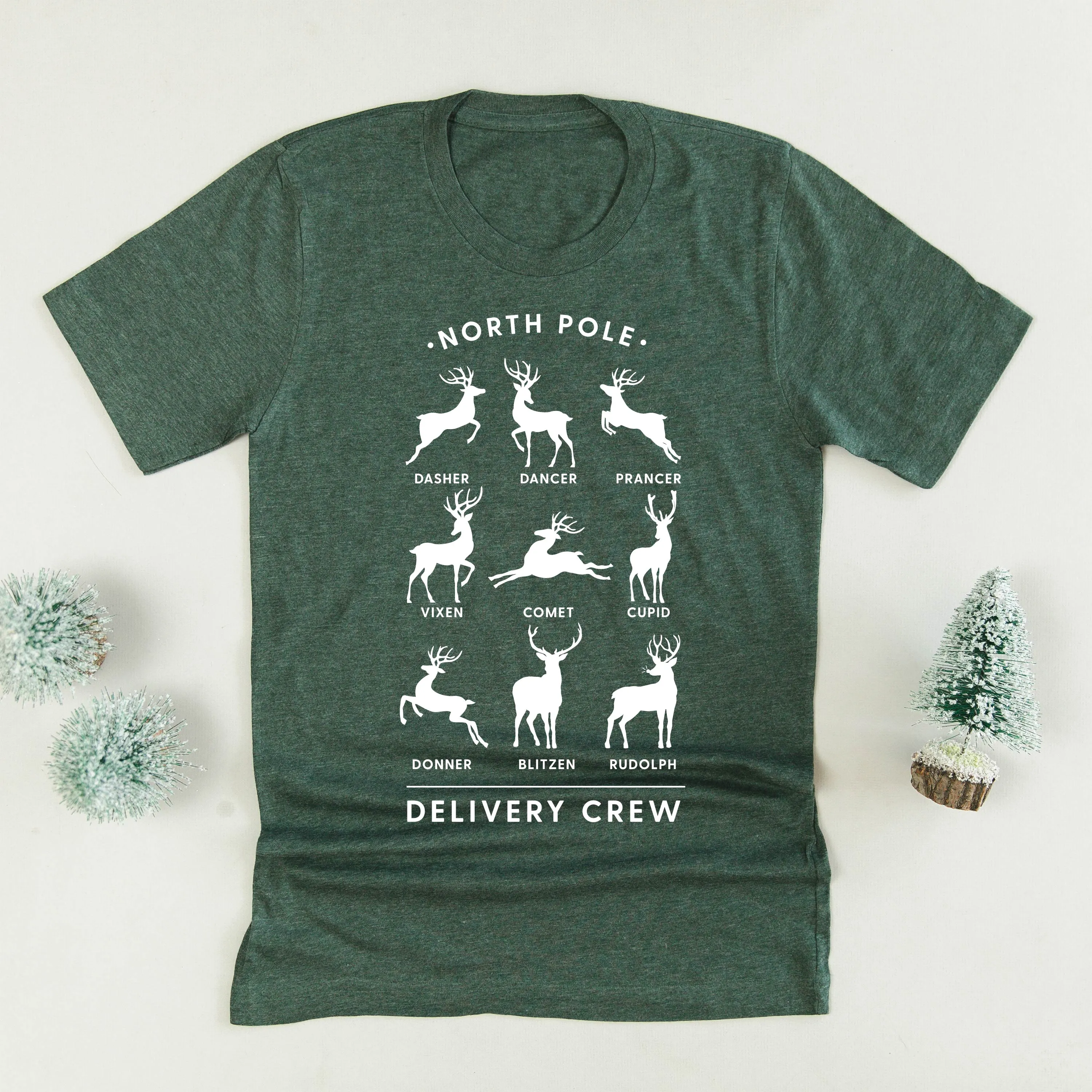 Reindeer - North Pole Delivery Crew - Unisex Tee