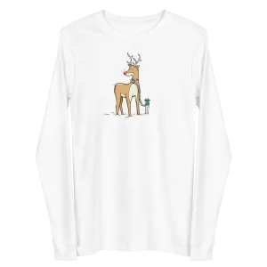 Reindeer with Oxygen  - Adult Long Sleeve