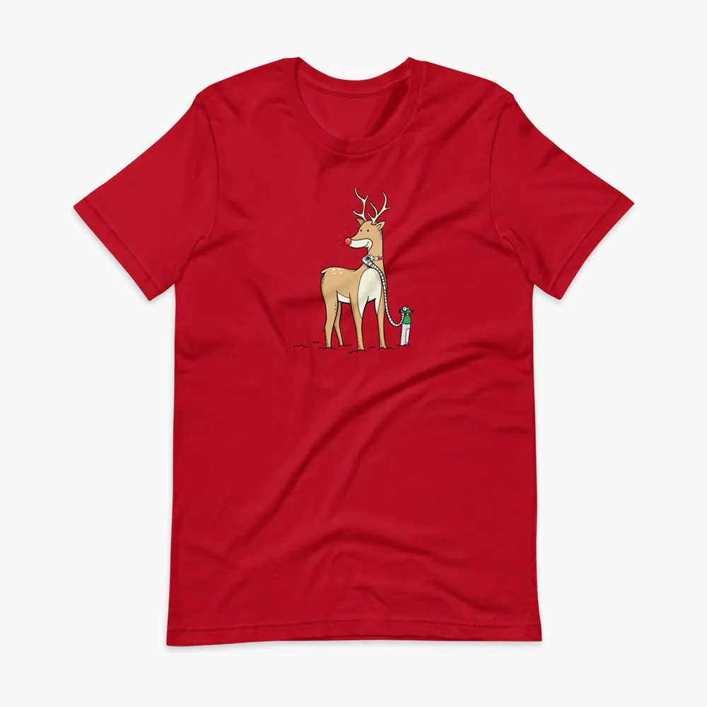 Reindeer with Oxygen  - Adult T-shirt