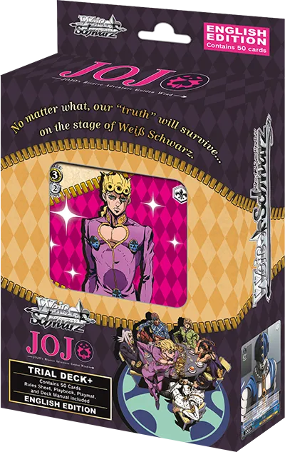 REPRINT Weiss Schwarz: JoJo's Bizarre Adventure: Golden Wind - English Trial Deck 