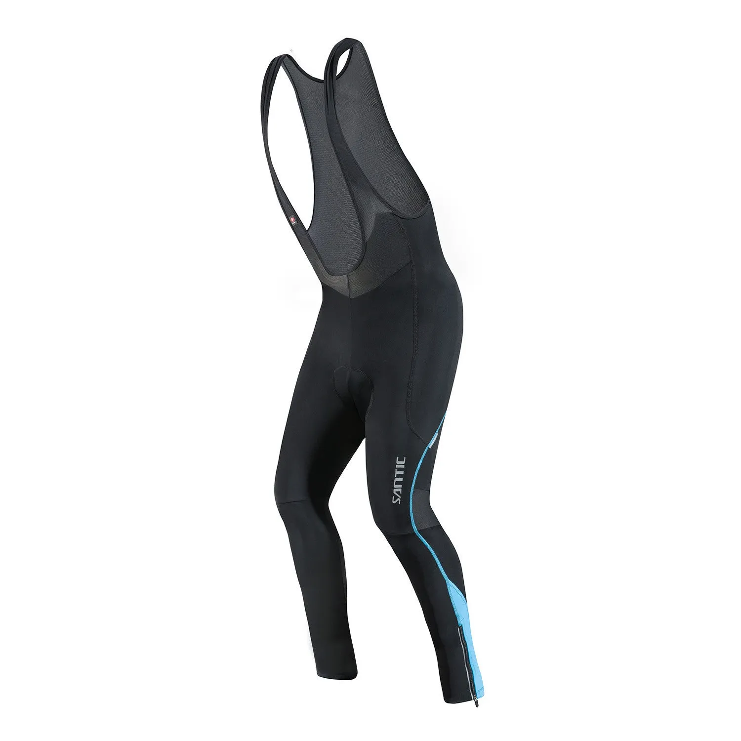 Santic Hamilton Men Padded Bib Long Pants Blue