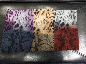 Scarf Round Leopard & Lace