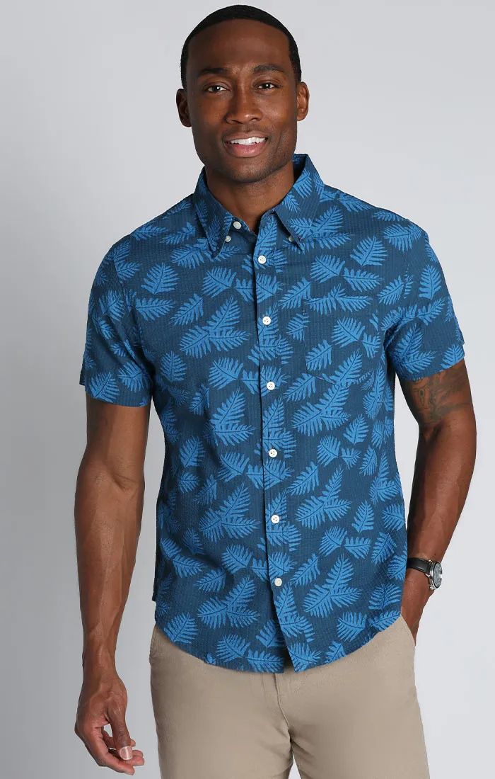 Seersucker Short Sleeve Shirt