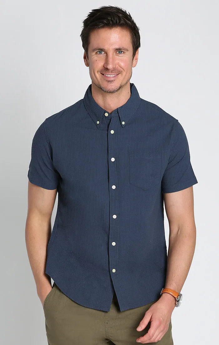 Seersucker Short Sleeve Shirt