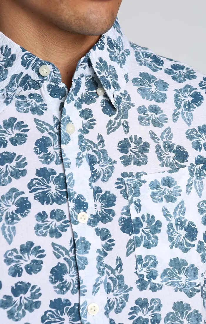 Seersucker Short Sleeve Shirt