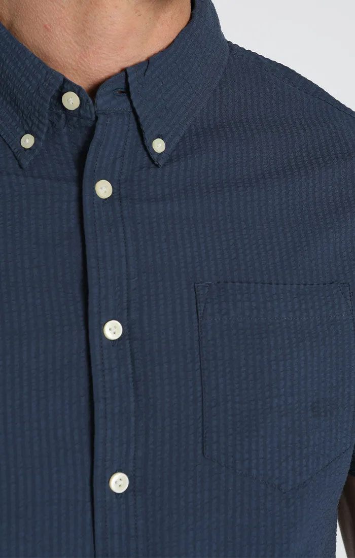 Seersucker Short Sleeve Shirt