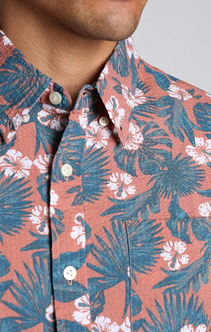Seersucker Short Sleeve Shirt