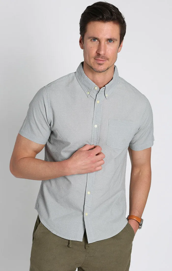 Seersucker Short Sleeve Shirt