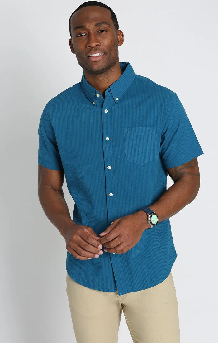 Seersucker Short Sleeve Shirt