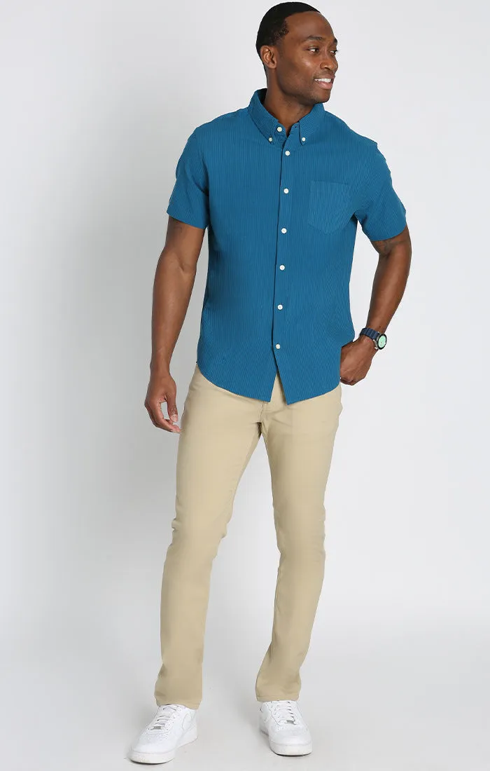 Seersucker Short Sleeve Shirt