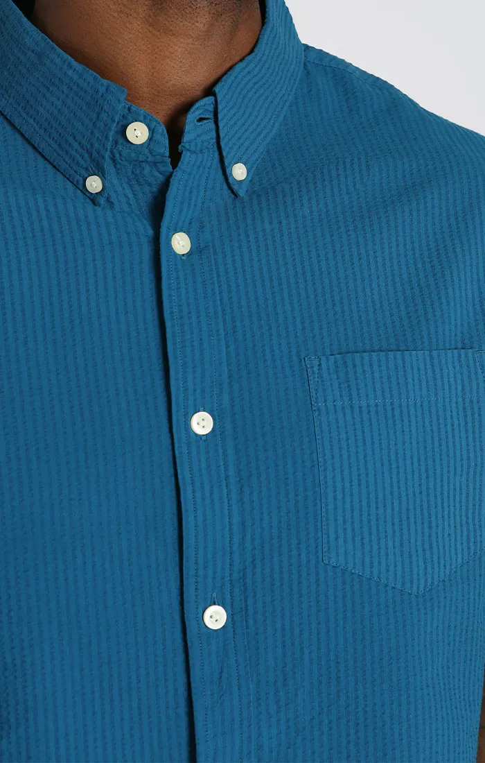 Seersucker Short Sleeve Shirt