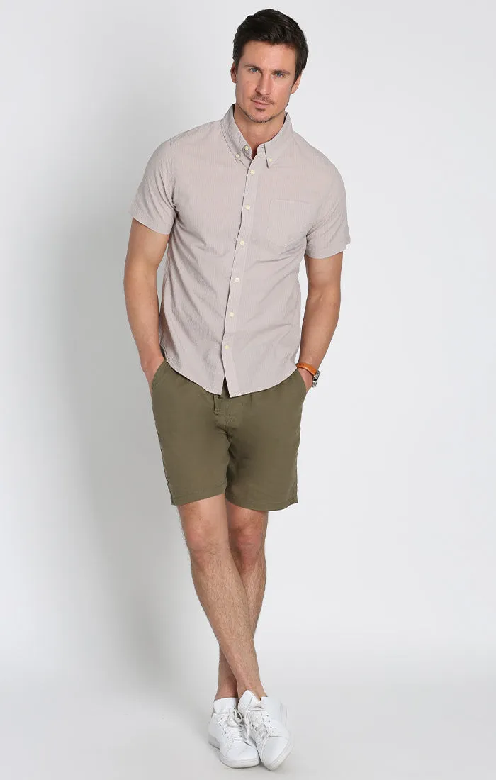 Seersucker Short Sleeve Shirt