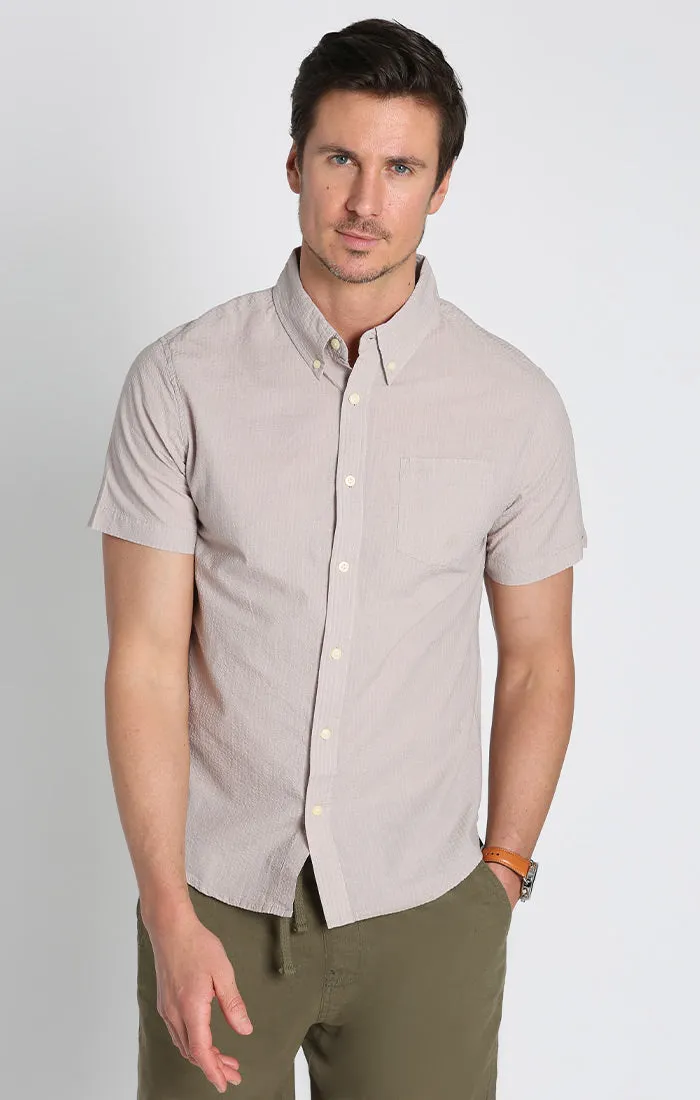 Seersucker Short Sleeve Shirt
