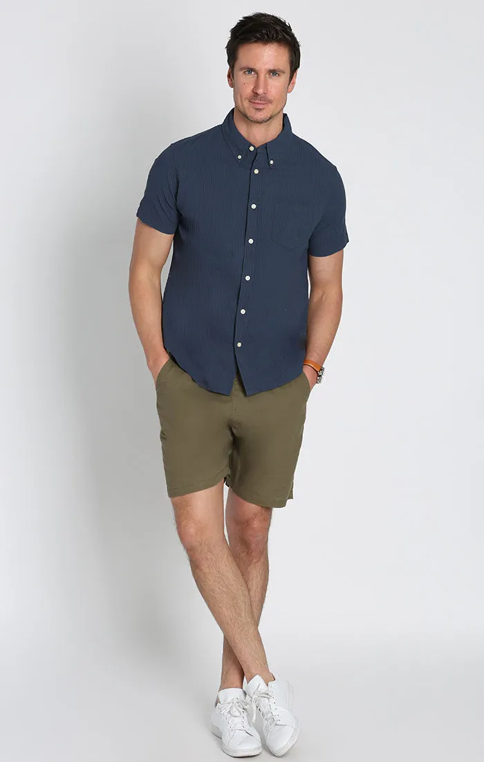 Seersucker Short Sleeve Shirt