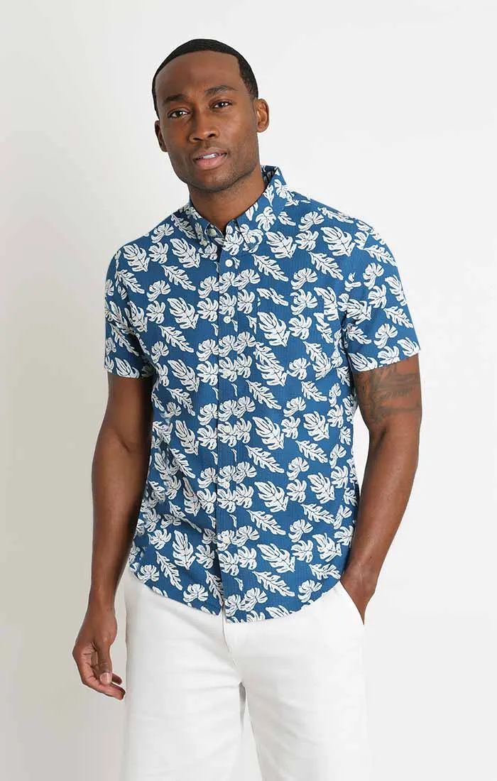 Seersucker Short Sleeve Shirt