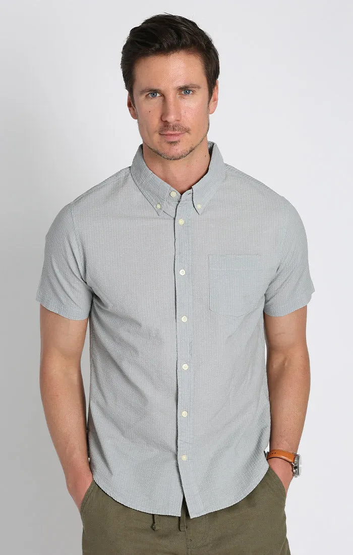 Seersucker Short Sleeve Shirt