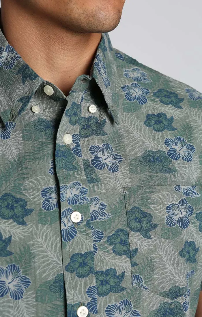 Seersucker Short Sleeve Shirt