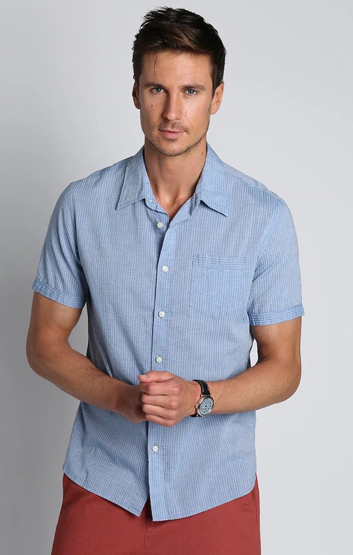 Seersucker Short Sleeve Shirt